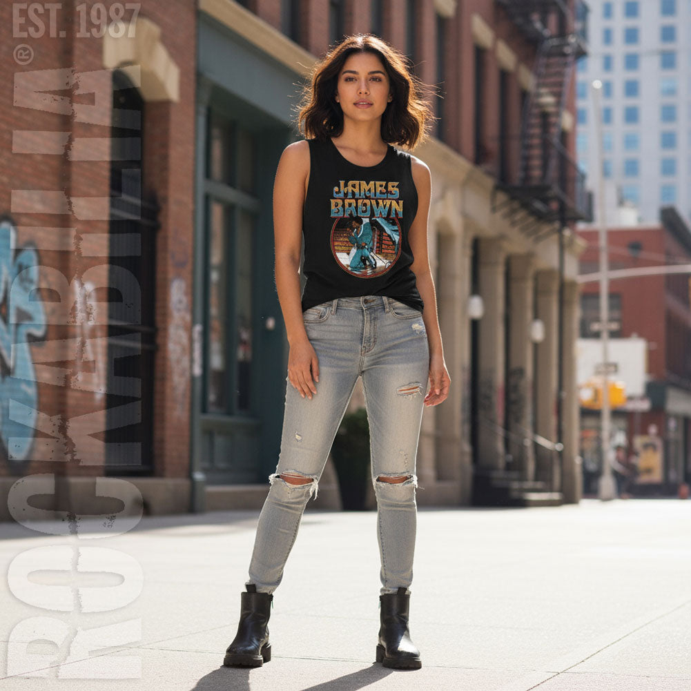 James Brown Kneel Circle Womens Tank