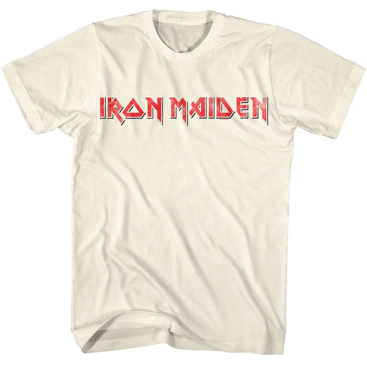 Iron Maiden Red Black Logo T-shirt
