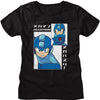 Mega Man Big And Small Rectangle Junior Top