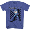 Mega Man Checkered T-shirt