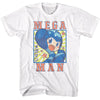 Mega Man Square And Stars T-shirt