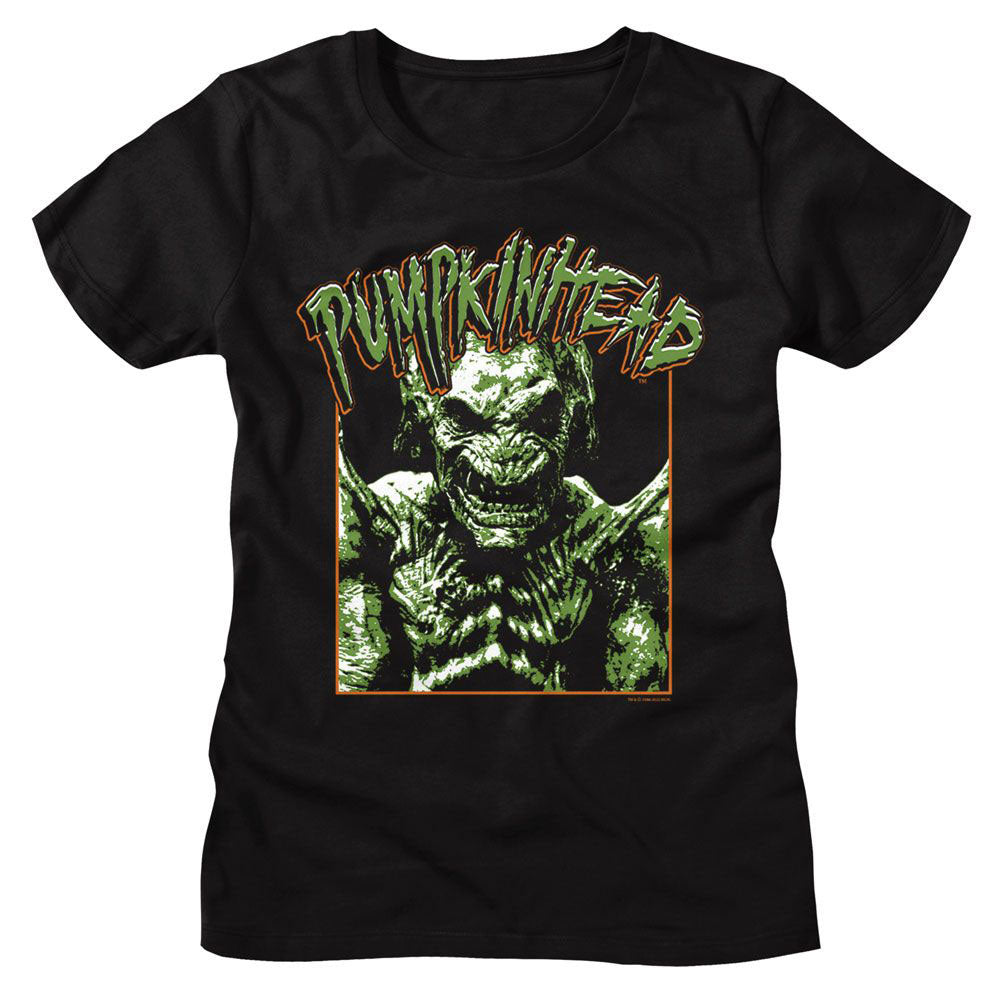 Pumpkinhead Photo And Logo Junior Top