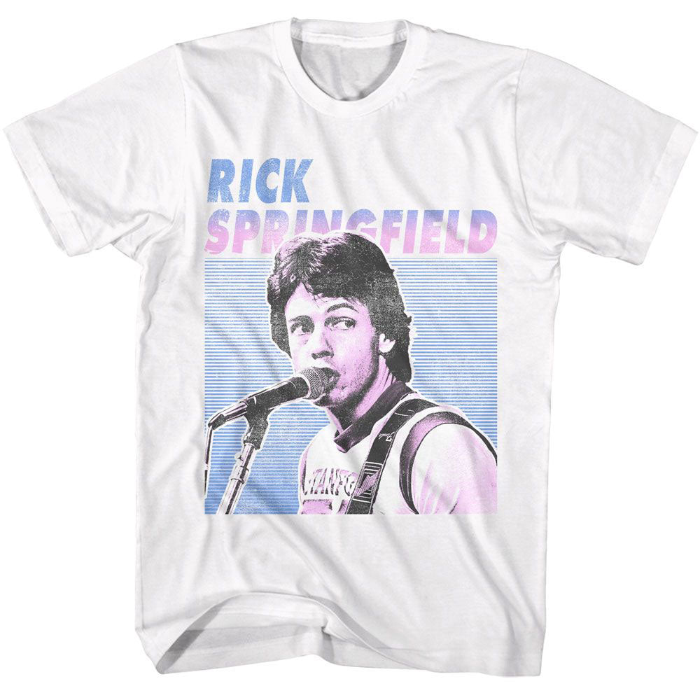 Rick Springfield Rick Springfield Singing Photo T-shirt 446918 ...
