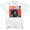 Scarface Red Bg T-shirt