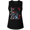 Stevie Ray Vaughan Kneeling Womens Tank