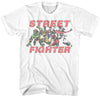 Street Fighter Fight Group Vintage T-shirt