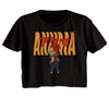 Street Fighter Akuma Warped Text Junior Top