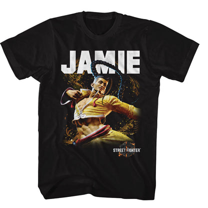 Street Fighter Jamie Character T-shirt Front