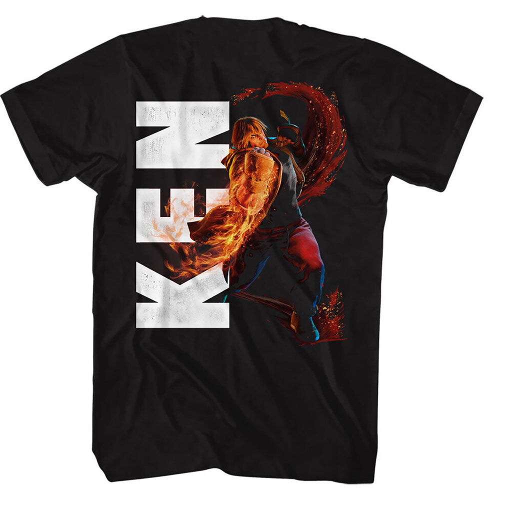 Street Fighter Street Fighter Ken Character T-shirt 447050 | Rockabilia ...