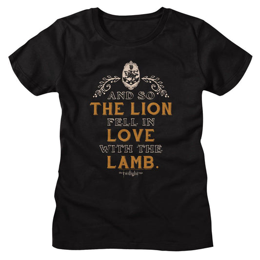 Twilight Lion Lamb Quote Junior Top