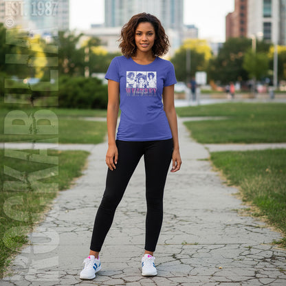 Whitney Houston Three Rectangles Junior Top