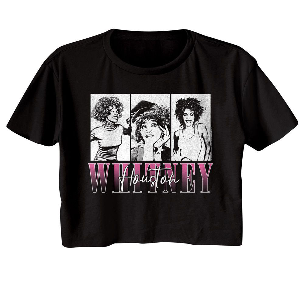 Whitney Houston Three Rectangles Junior Top