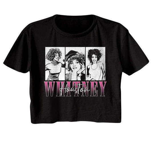 Whitney Houston Three Rectangles Junior Top