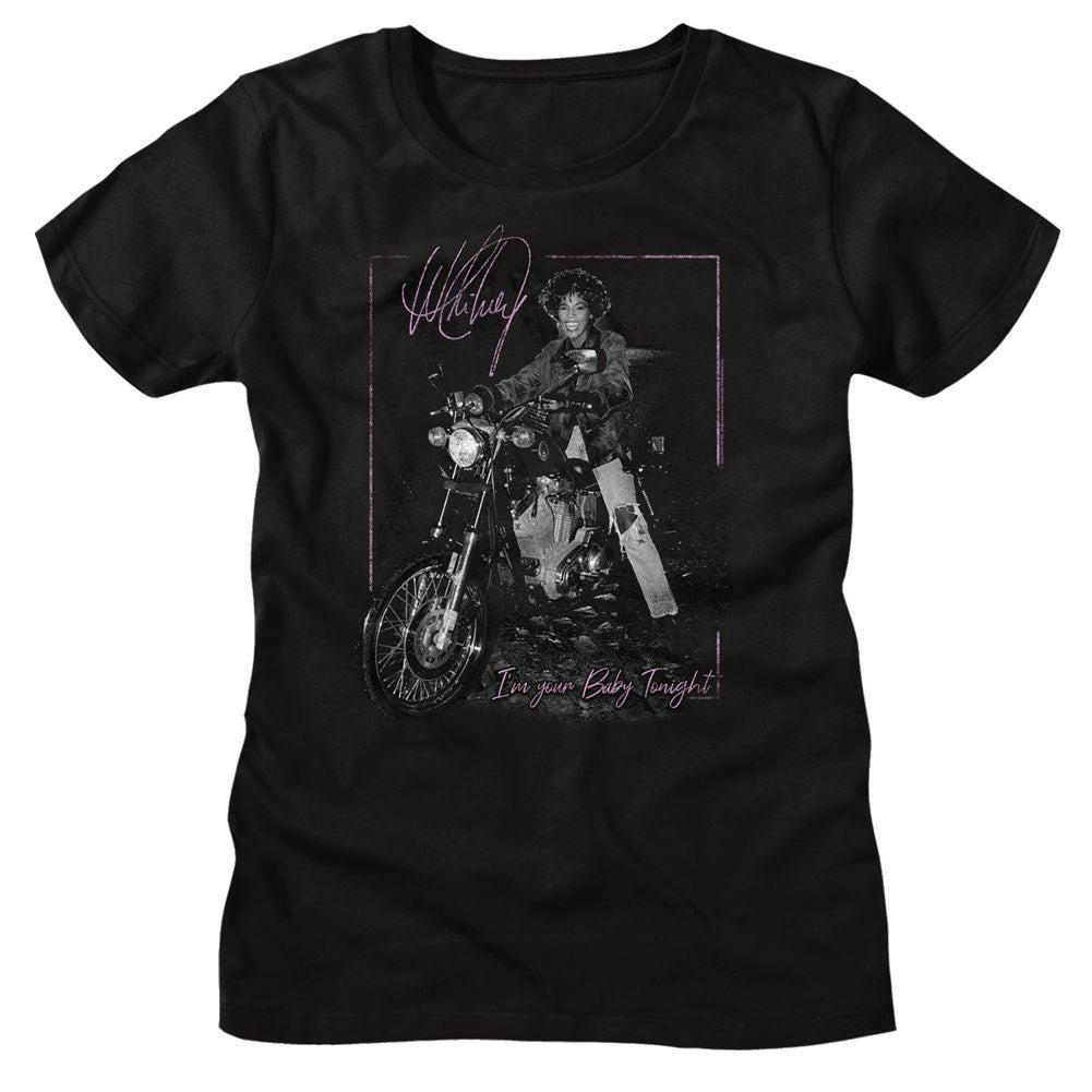 Whitney Houston Motorcycle Junior Top