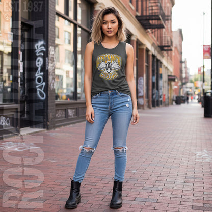Aerosmith Vtg Logo Boston Womens Tank
