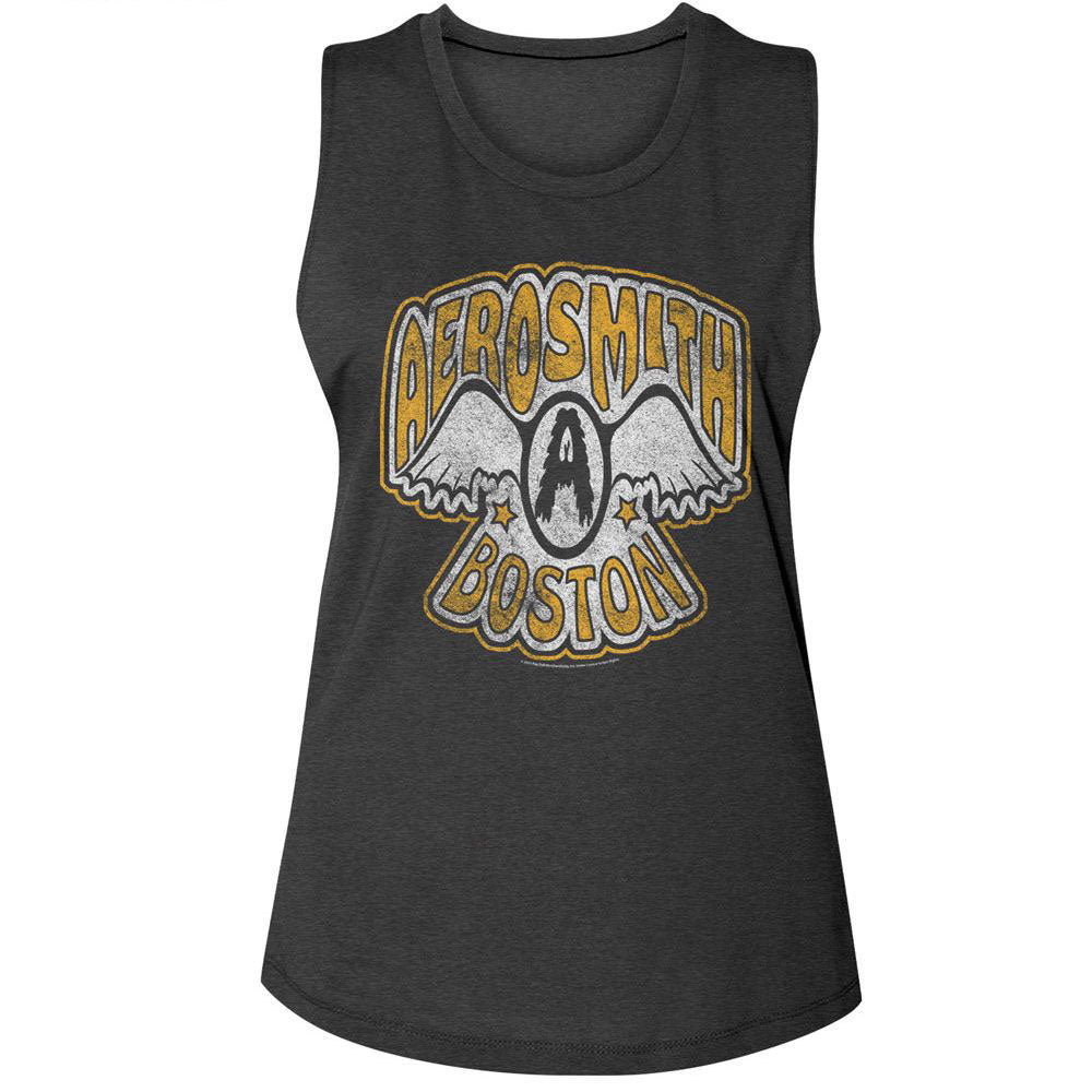 Aerosmith Vtg Logo Boston Womens Tank