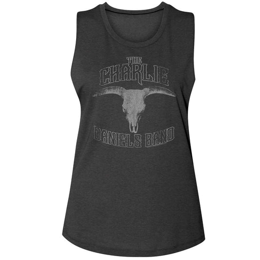 Cdb Bull Skull Womens Tank