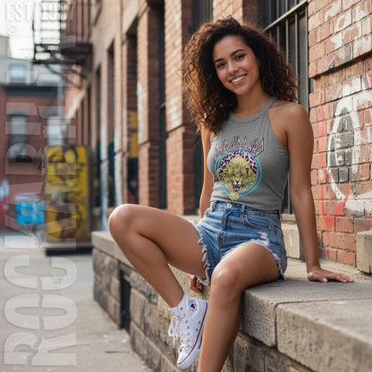 Def Leppard Pastel Leopard Womens Tank