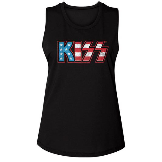 Flag Kiss Womens Tank