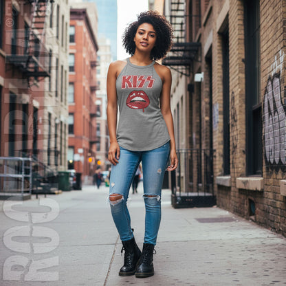 Kiss Drip Womens Tank