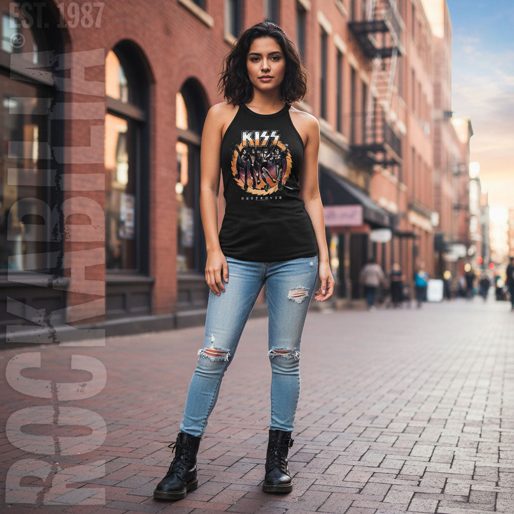 Kiss Destroyer Album Womens Tank