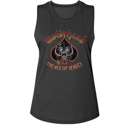 Motorhead Snaggletooth And Spade Womens Tank