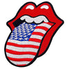 The Rolling Stones USA Tongue Embroidered Patch