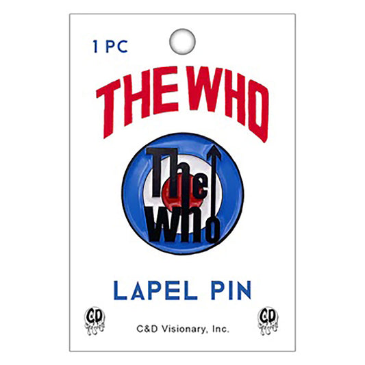 Who The Who Target Logo Pewter Pin Badge