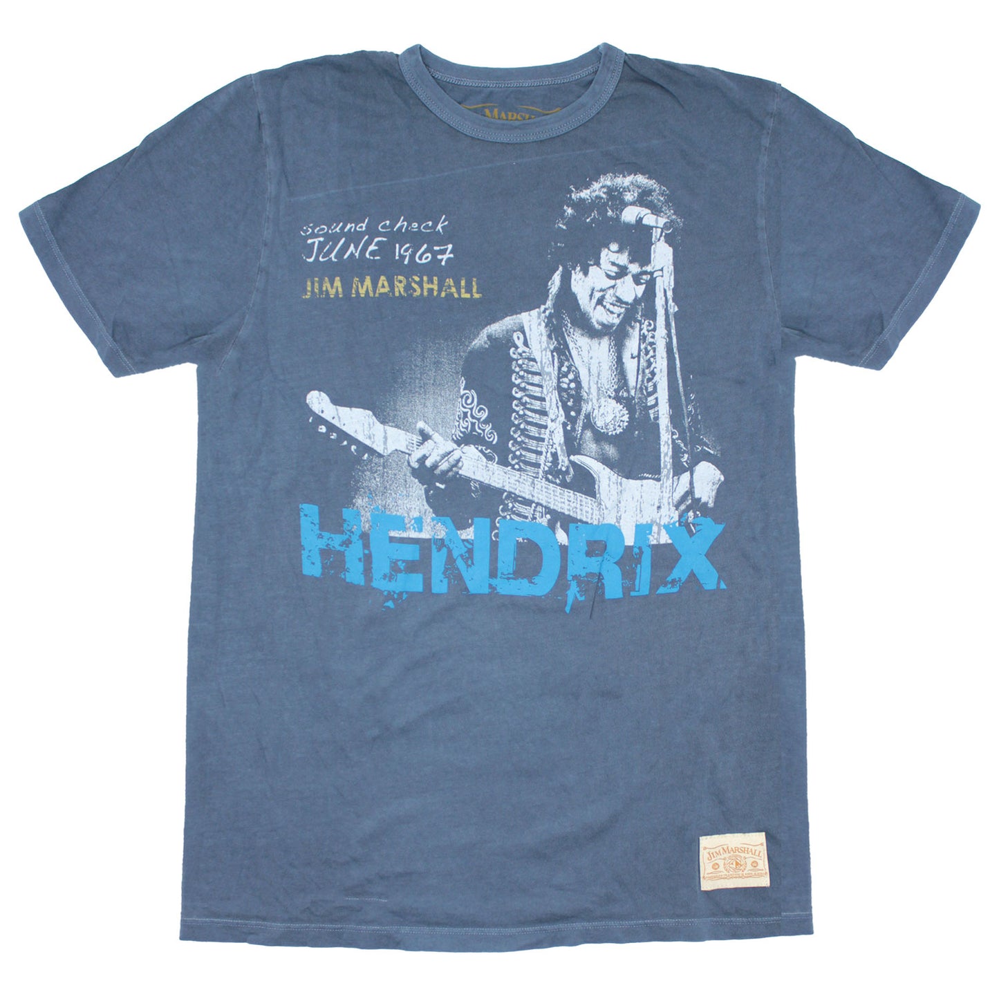 Jimi Hendrix Sound Check June 1967 Jim Marshall Hendrix Vintage T-shirt