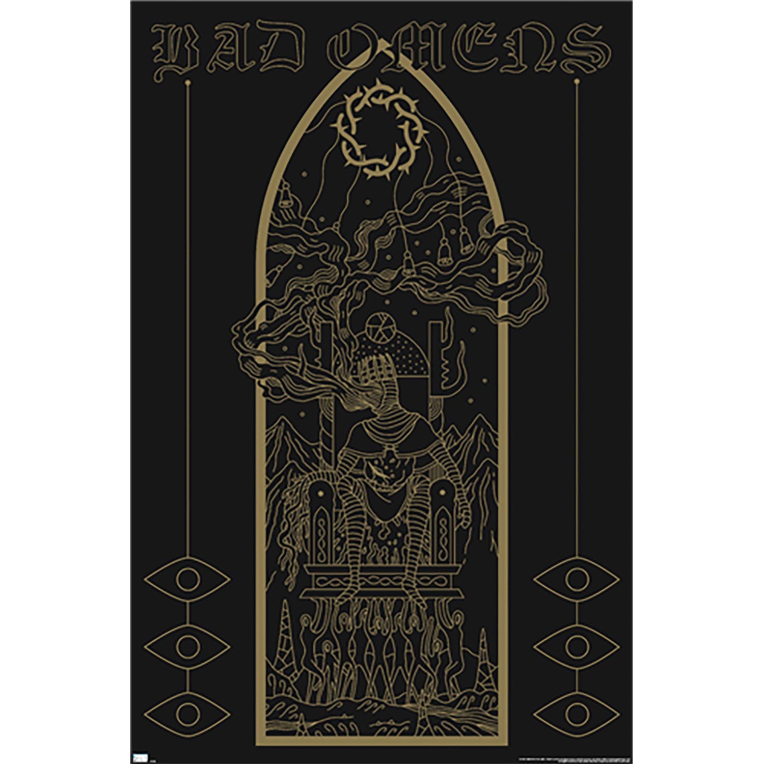 Bad Omens Black and Gold Domestic Poster