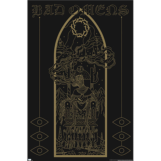 Bad Omens Black and Gold Domestic Poster