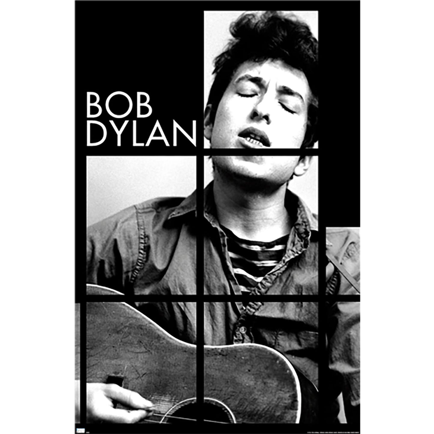Bob Dylan Singing Domestic Poster