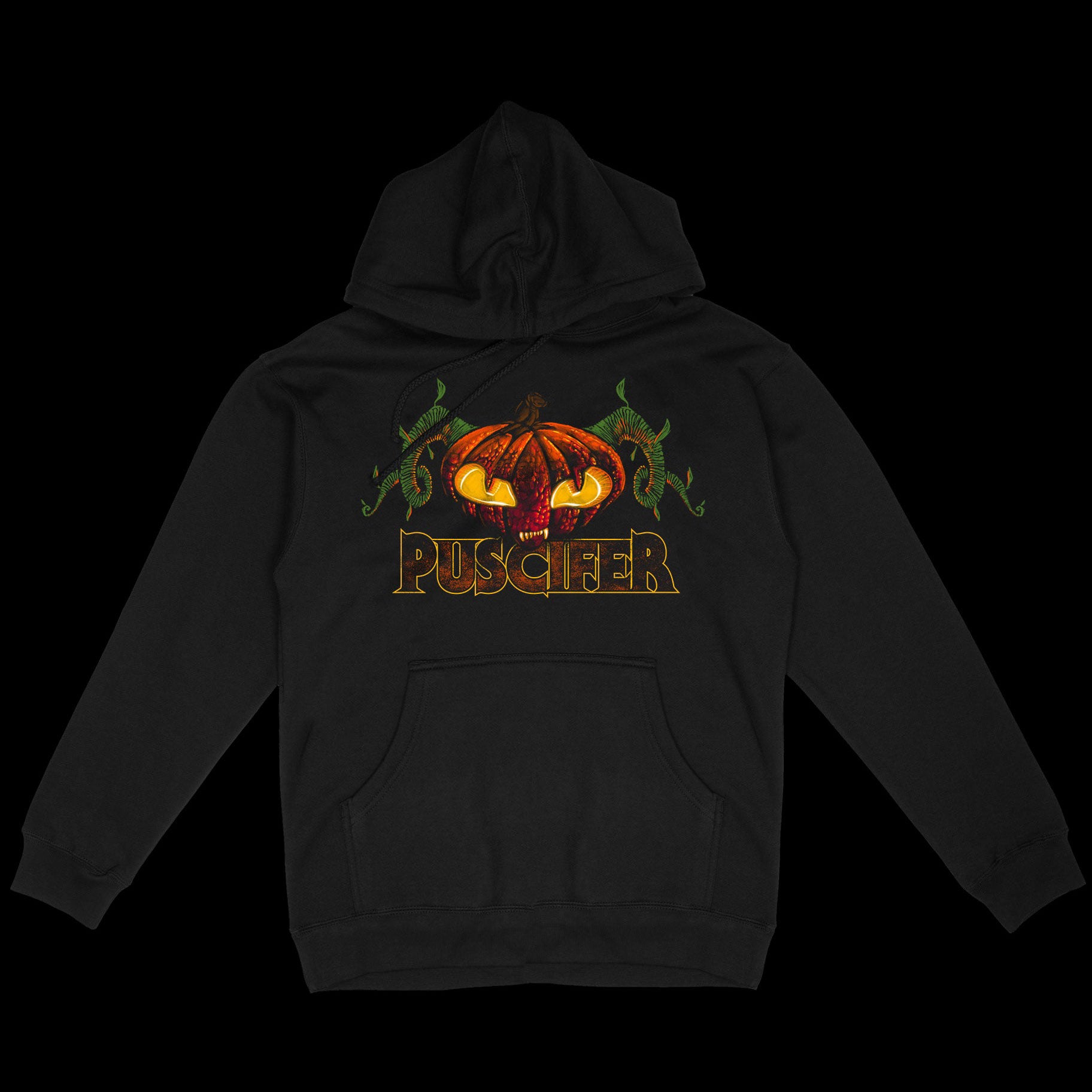 Halloween w/ Glow In The Dark Layer (Rockabilia Exclusive) Hooded Sweatshirt