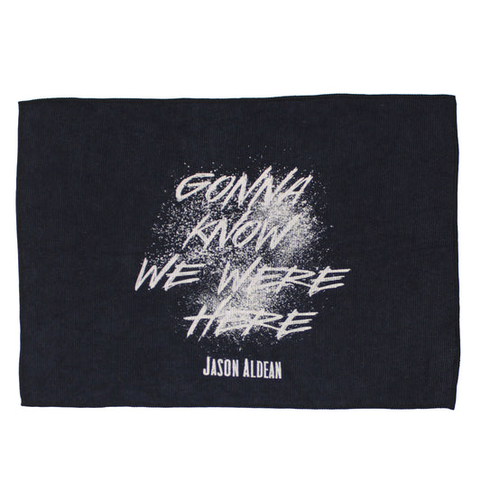Jason Aldean Gonna Know We Were Here Towel