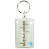 Logo & Lines Art Plastic Key Chain