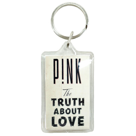 The Truth About Love Plastic Key Chain