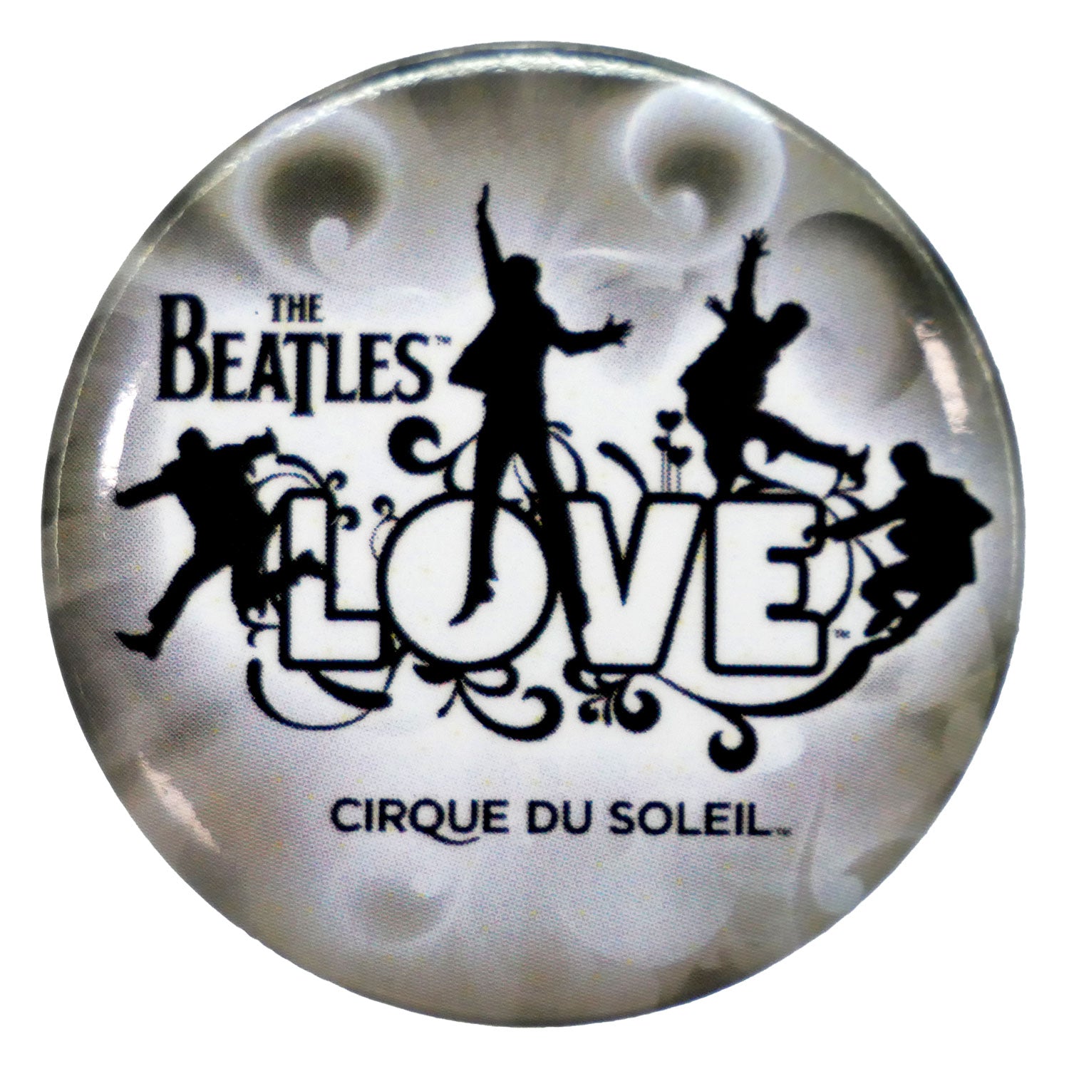 The Beatles Cirque Du Soleil Gray Button Button