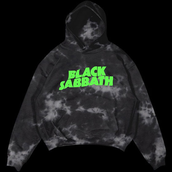 Black Sabbath Sweat-Shirt À Capuche Band And Logo Officiel Unisexe Marron Bordeaux