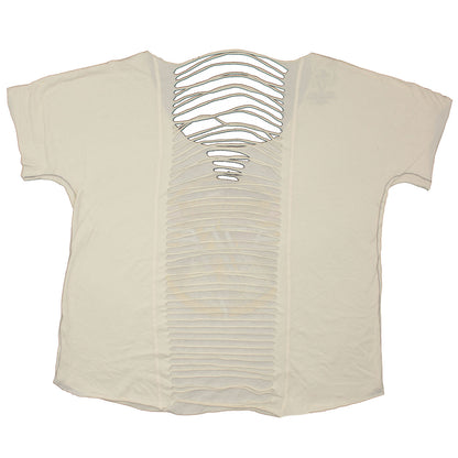 Oversized Crop VH World Logo by TRUNK LTD (Fits Like LG/XL) Junior Top