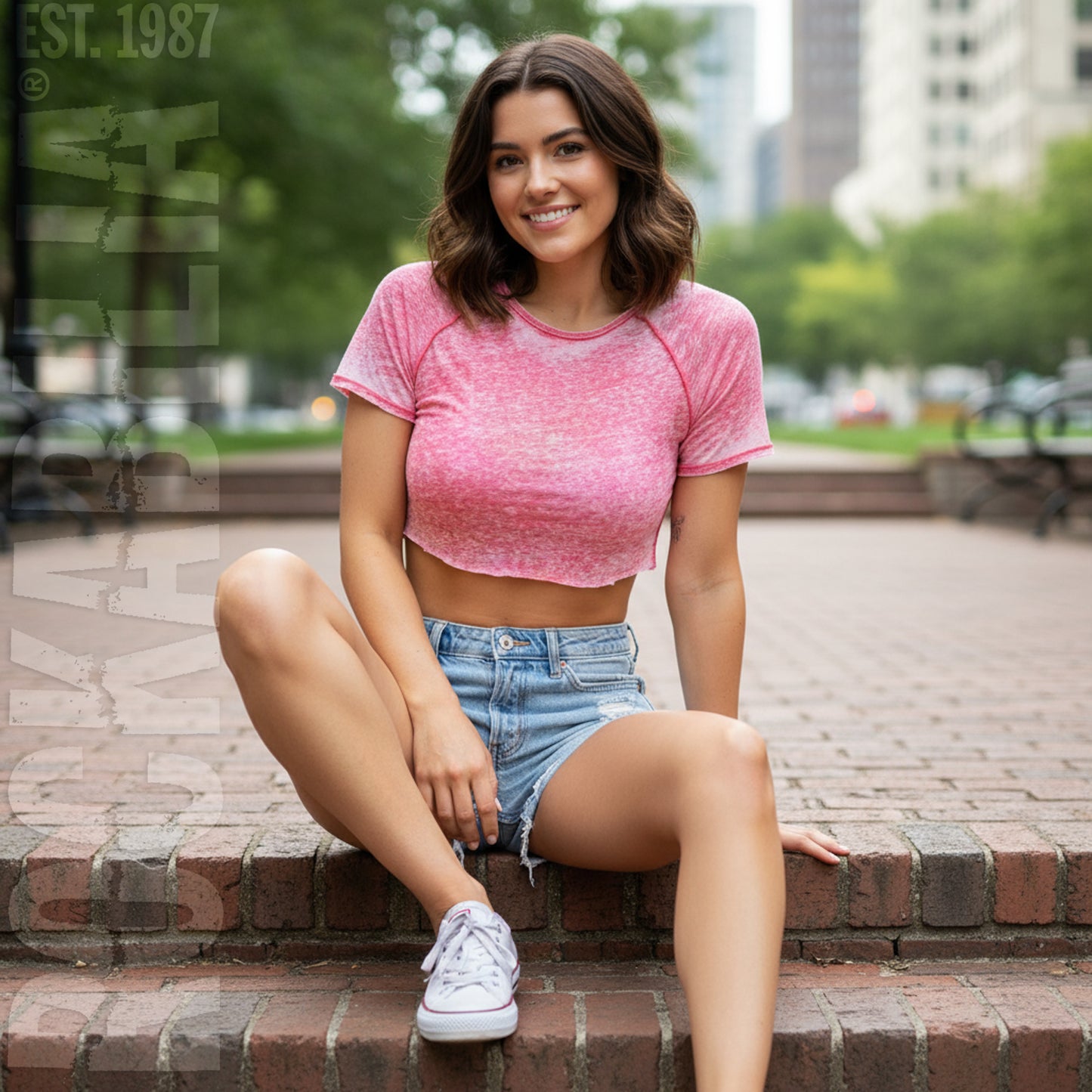 Heather Red by TRUNK LTD Junior Top