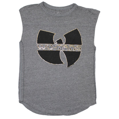 Protect Ya Neck Wu-Tang Gold Foil Logo by TRUNK LTD Junior Top