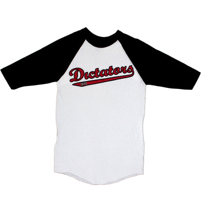The Dictators Logo Raglan Baseball Jersey