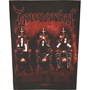 Immortal Back Patch Front