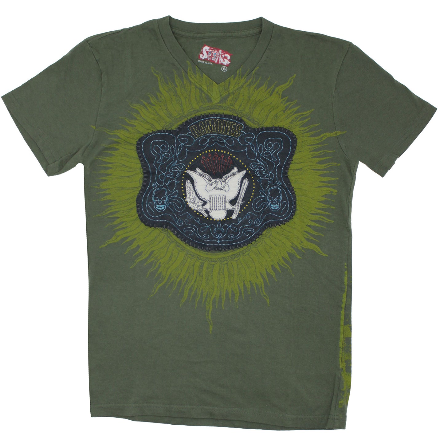 Ramones Embroidered Eagle Applique by SWAG Vintage T-shirt