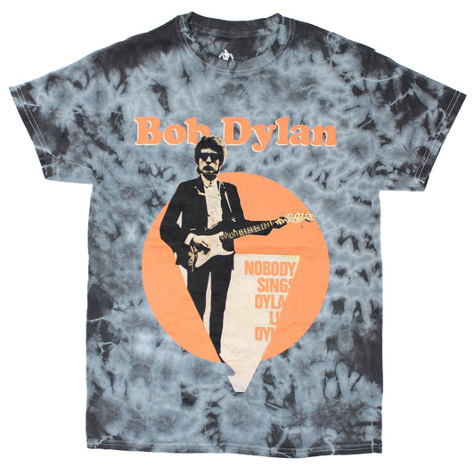 Bob Dylan Nobody Sings Dylan Like Dylan Tie Dye T-shirt Front