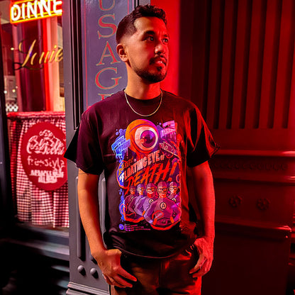 The Aquabats! In The Floating Eye Of Death! by Tom Whalen T-shirt