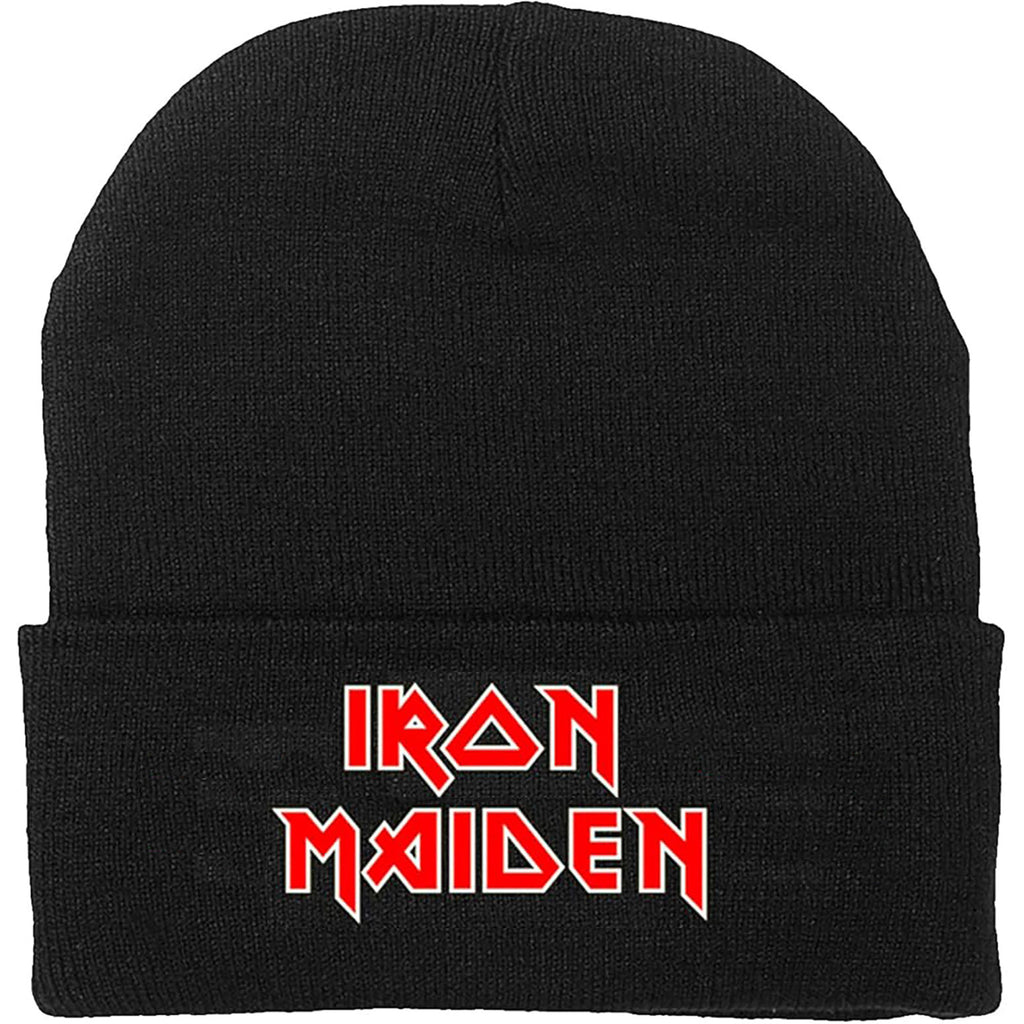 Iron Maiden Stacked Cuff Beanie 447895 | Rockabilia Merch Store