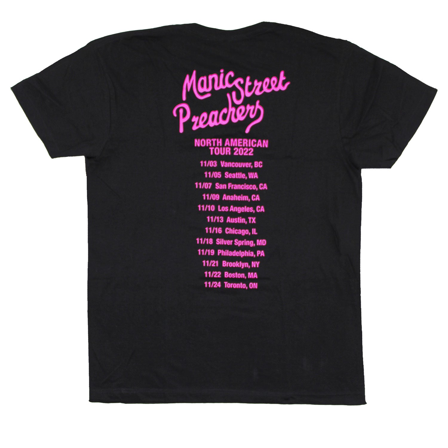 Manic Street Preachers Stay Beautiful Tour T-shirt | Manic Street