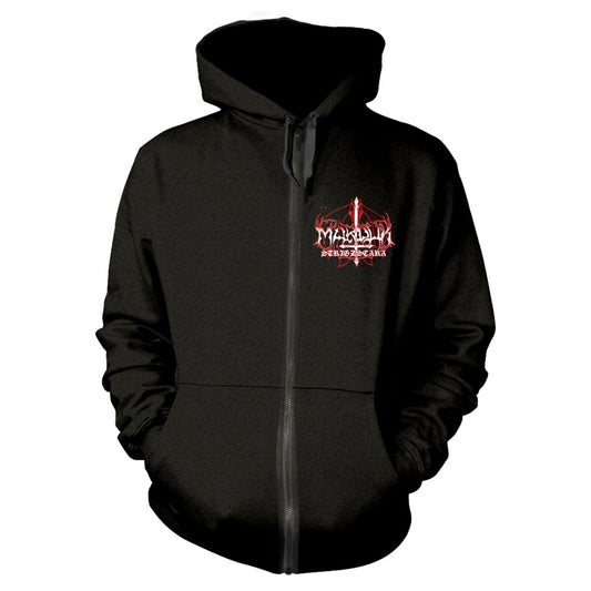 Marduk Warwolf Zippered Hooded Sweatshirt