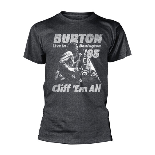 Cliff Burton Flag Retro T-shirt